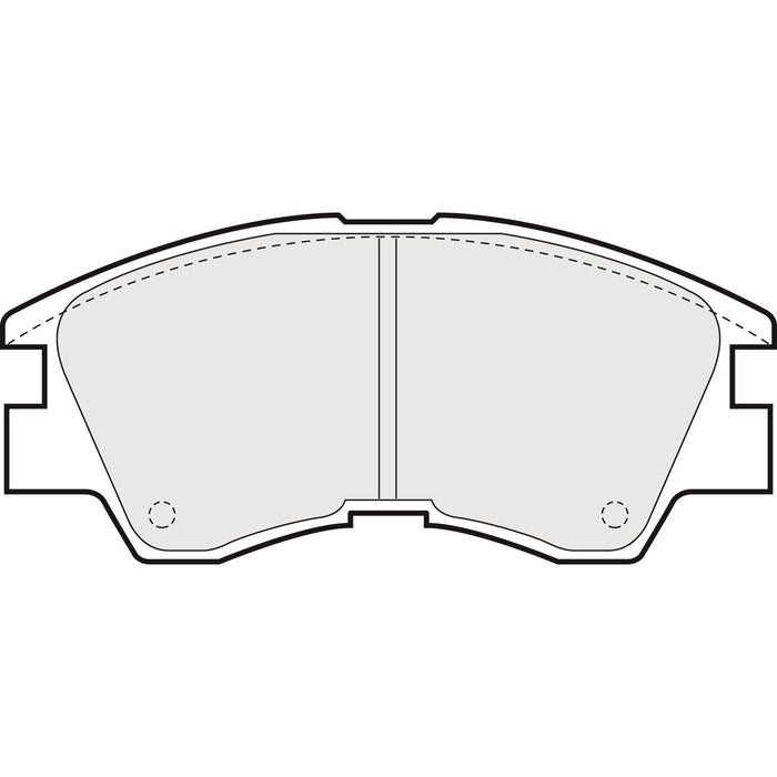 Genuine APEC Front Brake Discs & Pads Set Vented for Mitsubishi L300