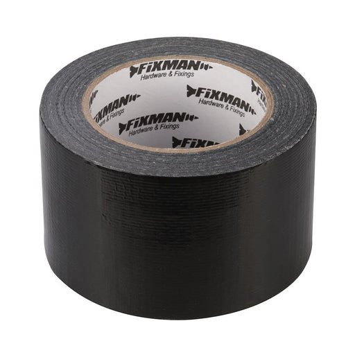 Fixman Heavy Duty Duct Tape 72mm x 50m Black Fixman  - Dynamic Drive