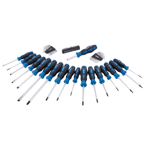 Draper Soft Grip Screwdriver, Hex. Key and Bit Set (44 Piece) 81294 Draper  - Dynamic Drive