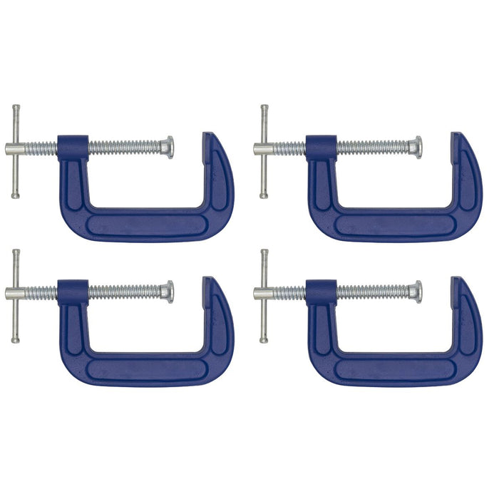 Sealey G-Clamp 75mm Pack of 4 AK60034 Sealey  - Dynamic Drive