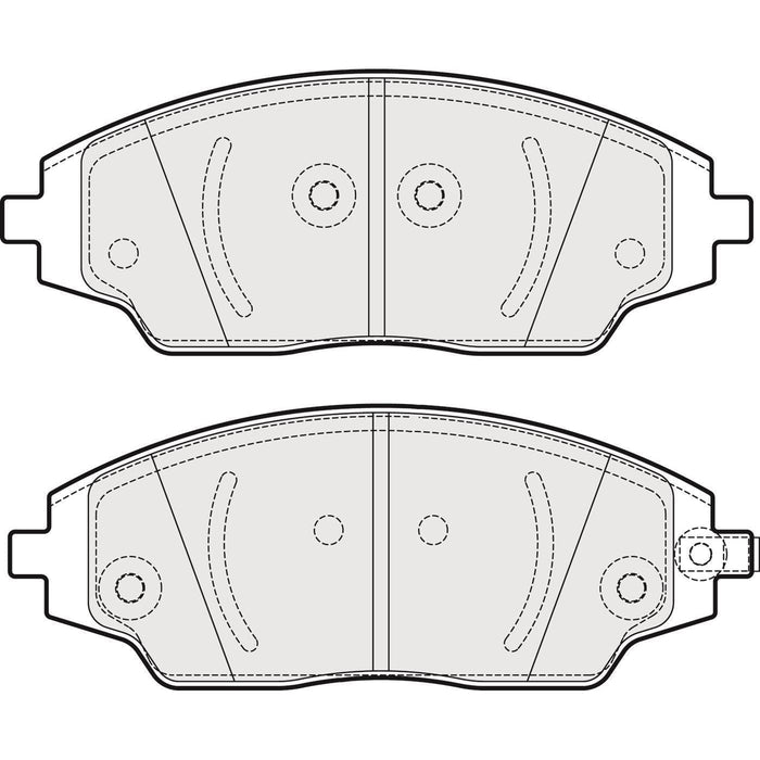 Apec Brake Pads Front Fits Chevrolet Aveo