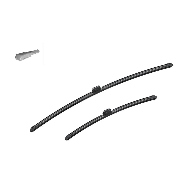 Bosch Front Windscreen Wiper Blades Set A180S GENUINE BOSCH