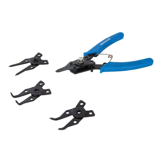 Silverline Circlip Pliers Set 5pce 160mm Silverline  - Dynamic Drive