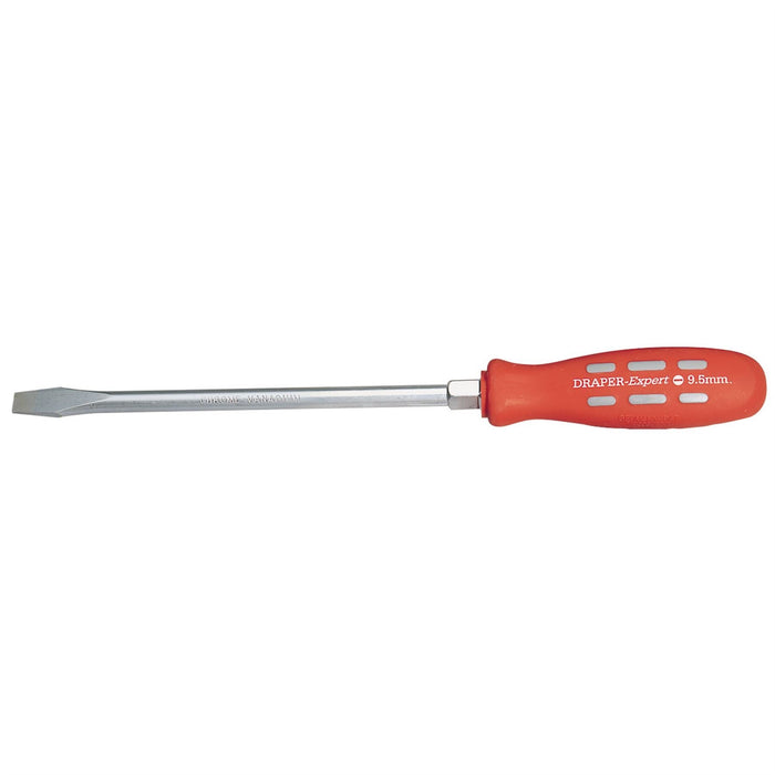 Draper Plain Slot Flared Tip Mechanic's Screwdriver, 200 x 9.5mm (Sold Loose) Draper  - Dynamic Drive