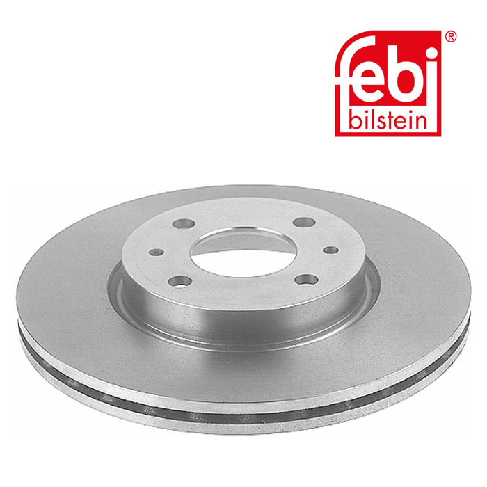 Genuine FEBI Front Brake Discs & Pads Set Vented for Fiat Coupe