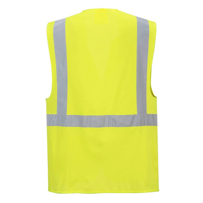 Portwest Berlin Executive Hi-Vis Vest - Yellow - Large Portwest  - Dynamic Drive