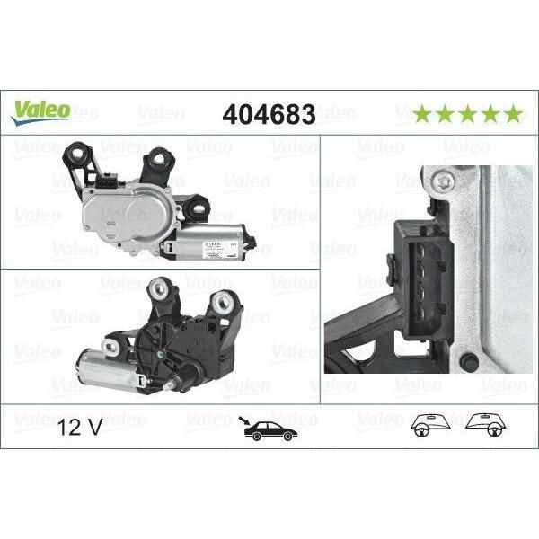 Valeo Wiper Motor 404683 Automotive Part fits Skoda Octavia Combi Valeo  - Dynamic Drive