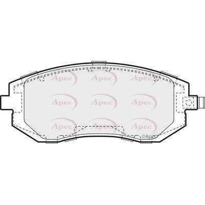 Apec Brake Pads Front Fits Subaru Forester Impreza