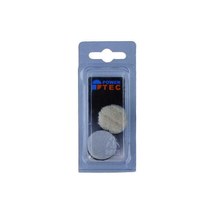 Power-Tec Wool Polishing Pad Set 2pc 92565