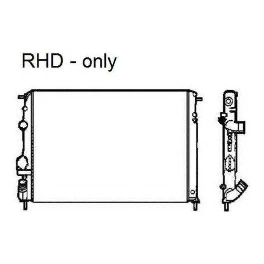 NRF Radiator fits Renault Megane Scénic NRF  - Dynamic Drive