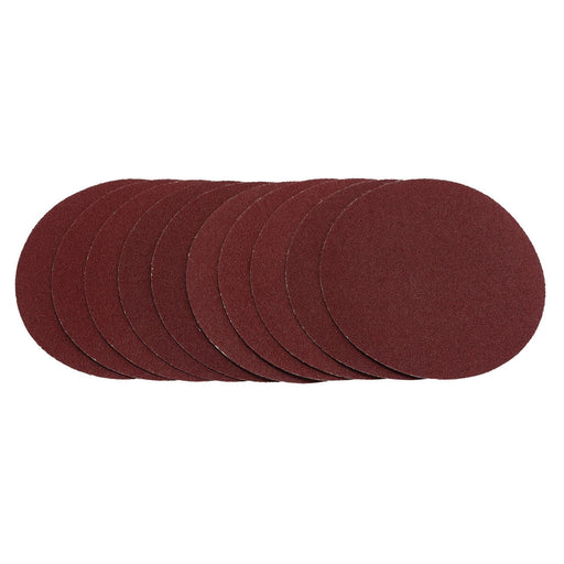 Draper Sanding Discs, 125mm, Hook & Loop, 80G (Pack of 10) 02694 Draper  - Dynamic Drive