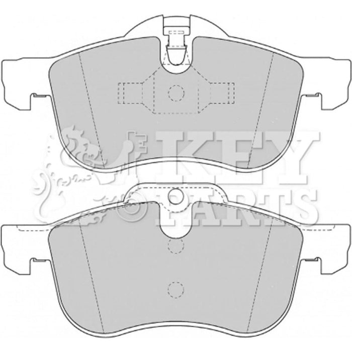 Genuine Key Parts KBP1614 Front Brake Pads (Ate-Teves) Key Parts  - Dynamic Drive