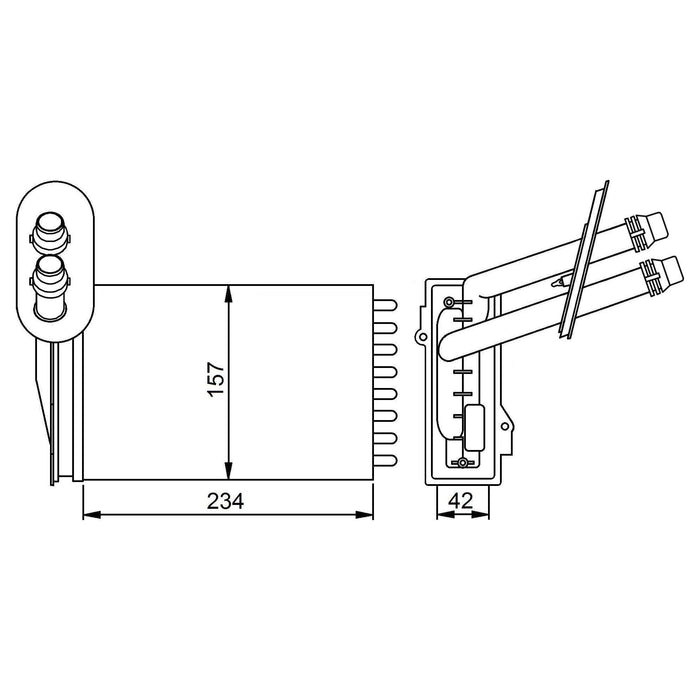 NRF Heater Radiator 53402