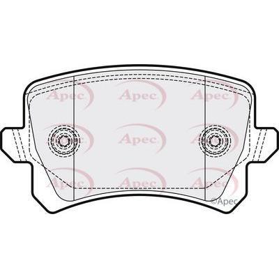 Apec Brake Pads Rear Fits Audi Rsq3