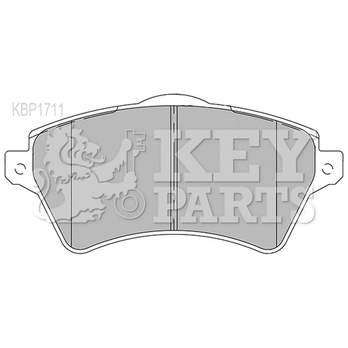 Genuine Key Parts KBP1711 Front Brake Pads (Lucas-Girling)