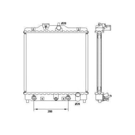 NRF Radiator 516355