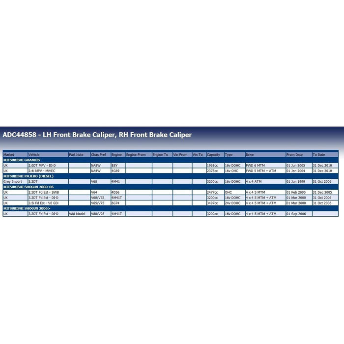 Blue Print ADC44858 Brake Caliper