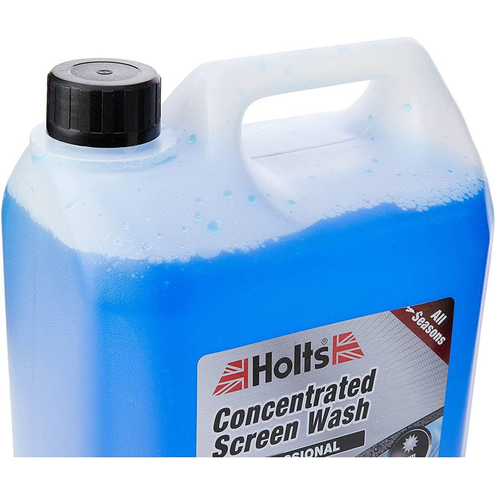 4x Holts All Seasons Windscreen Screen Wash High Power Concentrated 5 Litre 5L