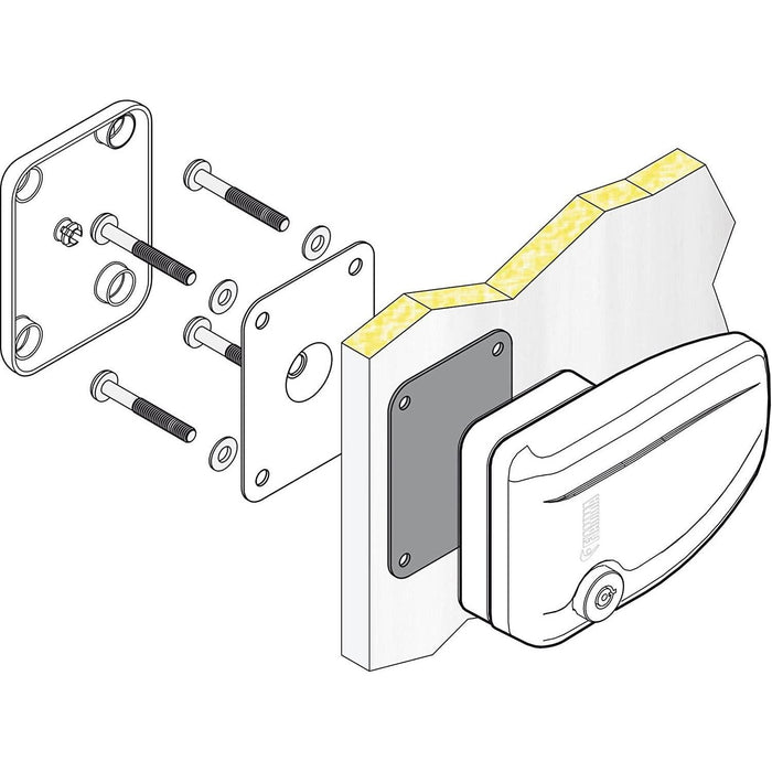 08022-01- Safe Door Frame White UKB4C  - Dynamic Drive