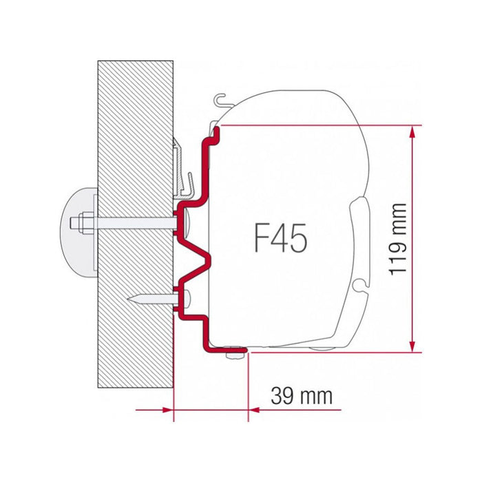 Fiamma Adaptor Rapid 90DF 10 400: Quick and Easy Attachment for Your RV