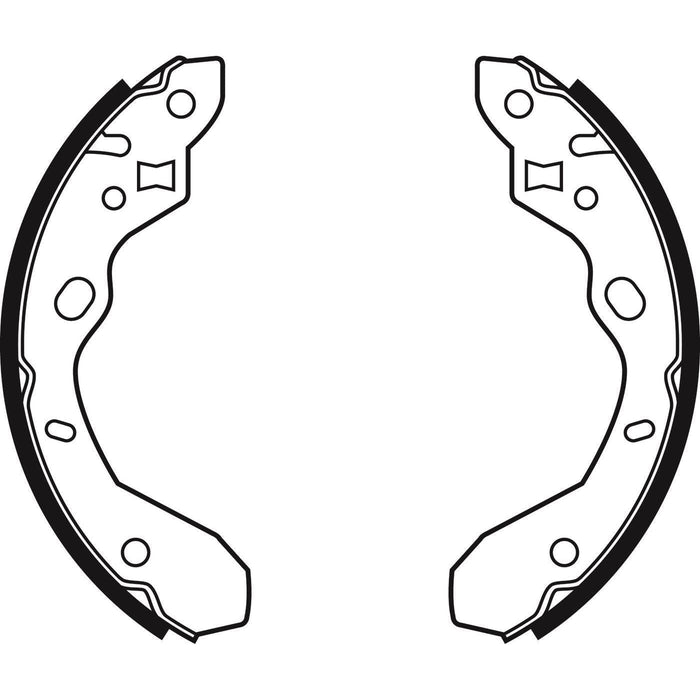 Apec Brake Shoe Rear Fits Mazda 323