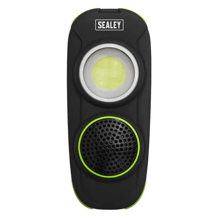 Sealey Rechargeable Torch with Wireless Speaker 10W COB LED LED50WS