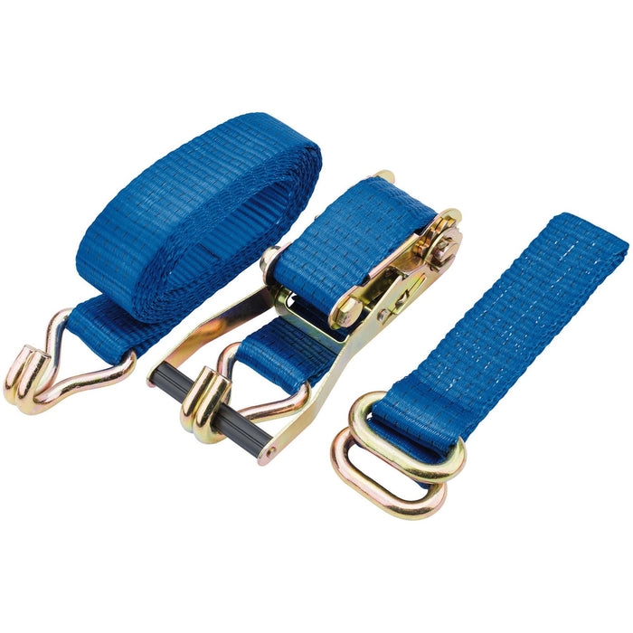 Draper Ratcheting Vehicle Tie Down Straps, 3m x 50mm, 2250kg 60970 Draper  - Dynamic Drive