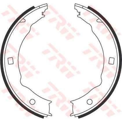 Genuine TRW Brake Shoes (R90) GS8683