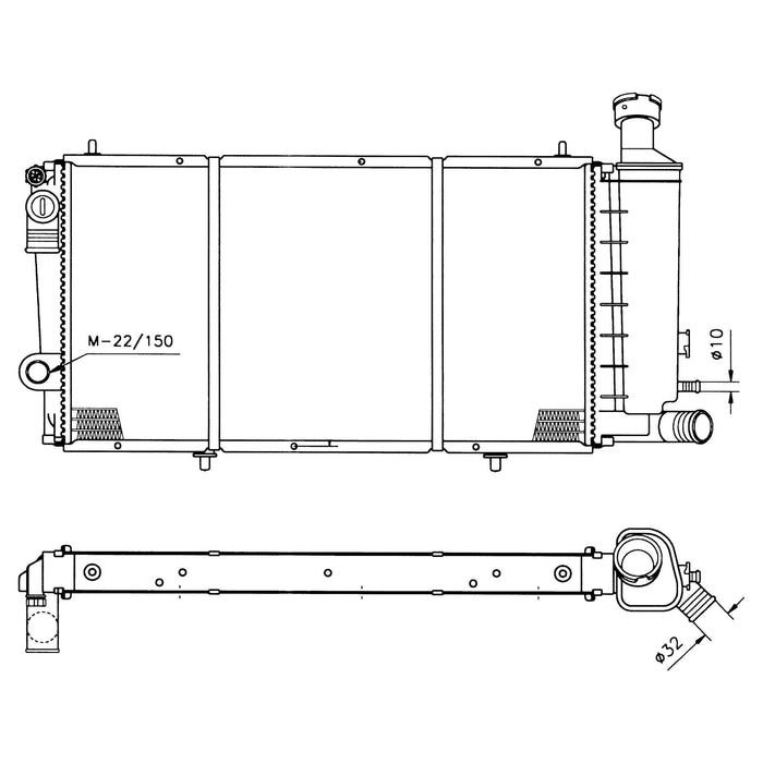 NRF Radiator 50406