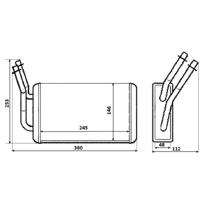 NRF Heater Radiator 54230