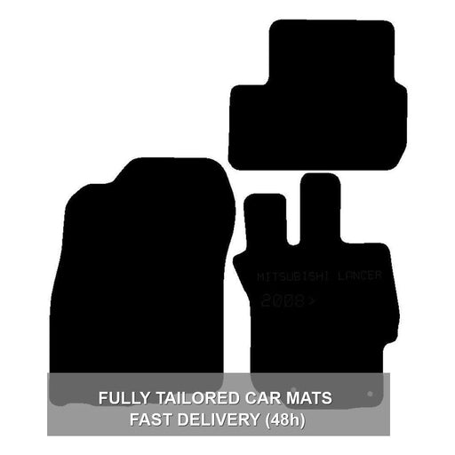 Tailored Car Mats for Mitsubishi Lancer 08-13 + Clips 2008 2009 2010 2011 2012 UKB4C  - Dynamic Drive