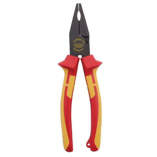 Draper XP1000 VDE Hi-Leverage Combination Pliers, 200mm, Tethered 99064 Draper  - Dynamic Drive