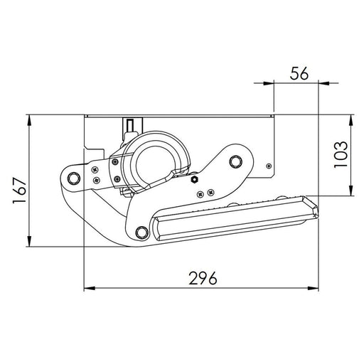 Manual 500mm Step with Seesaw Motion - Manual Motorhome Step with Seesaw Motion Nova  - Dynamic Drive