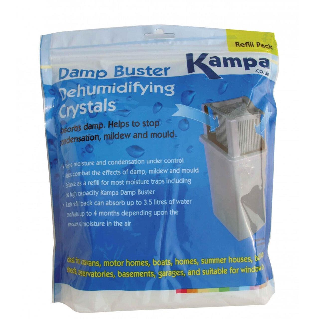 Kampa Damp Buster Caravan Motorhome Moisture Trap Dehumidifier Crystals 2.5kg Kampa  - Dynamic Drive