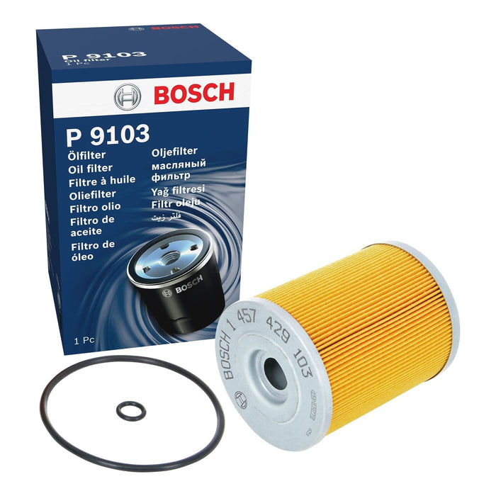 Genuine Bosch Car Oil Filter P9103 fits VW Golf VR6 - 2.8 - 92-97 1457429103