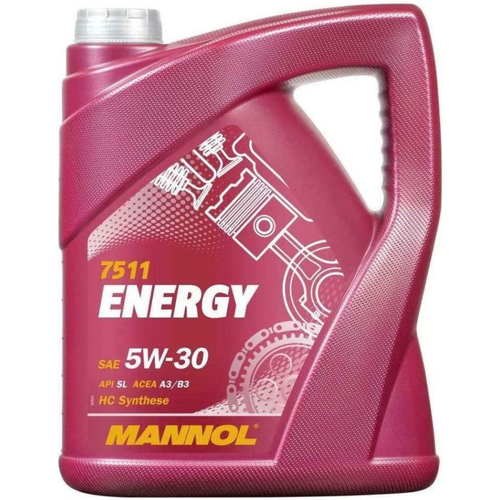 2x Mannol ENERGY 5w30 Fully Synthetic Engine Oil SL/CF ACEA A3/B4 WSS-M2C913-B