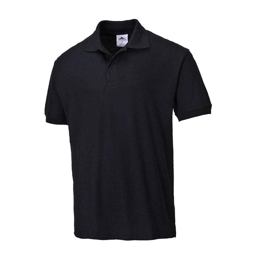 Portwest Naples Polo Shirt - Black - X Small Portwest  - Dynamic Drive