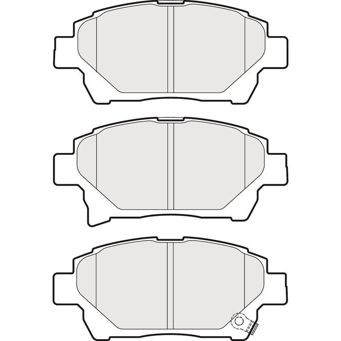 Apec Brake Pads Front Fits Aston Martin Cygnet Toyota Iq