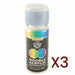 3x Hycote Aerosol Paint for Ford Tonic Blue (Metallic) 150ml Hycote  - Dynamic Drive