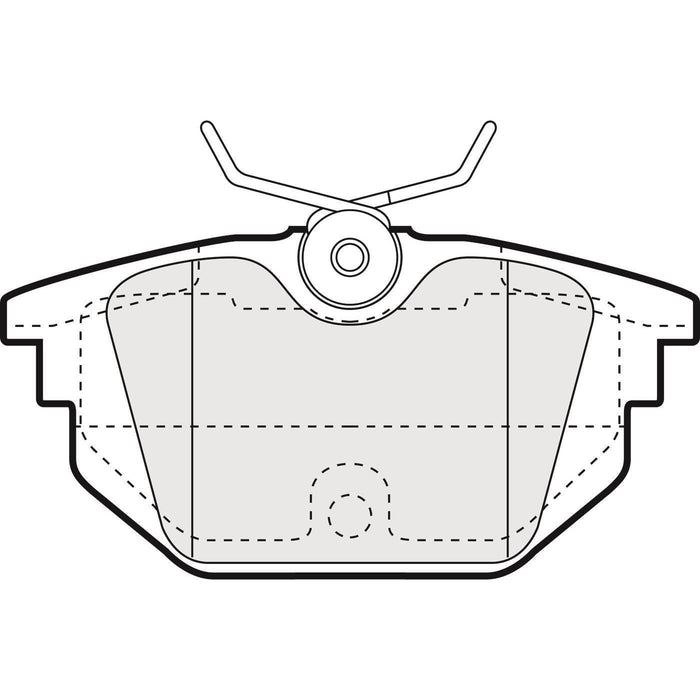 Apec Brake Pads Rear Fits Alfa Romeo 145 146 Gtv Spider Fiat Barchetta Brava Brav