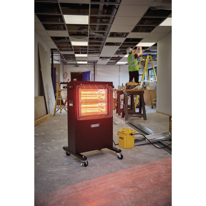 Draper 110V Infrared Cabinet Heater, 2.4kW, 8188 BTU 04746 Draper  - Dynamic Drive