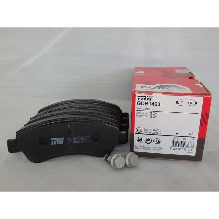 Genuine TRW Brake Pads (Front) (R90) GDB1463