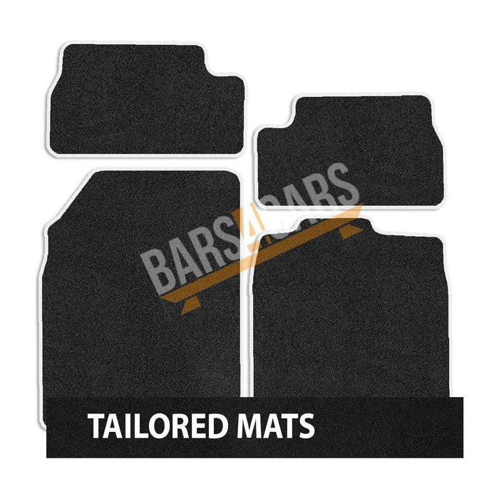 Tailored White Trim Carpet Mats for Nissan Micra 08-10 Oem Clip 2008 2009 2010 UKB4C  - Dynamic Drive