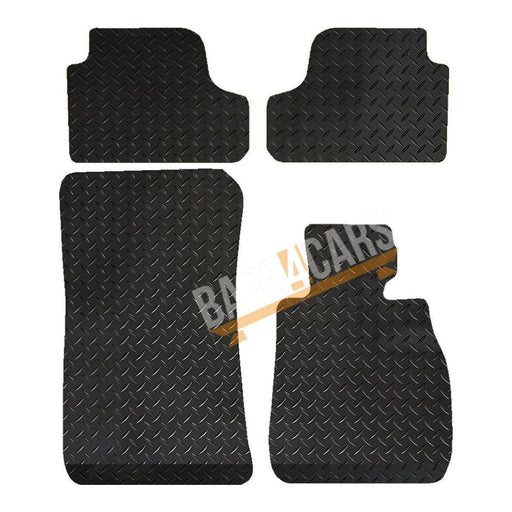 Red Trim Tailored Rubber Car Mats for Bmw E93 (3 Series) Conv 07 ON Set of 4 UKB4C  - Dynamic Drive