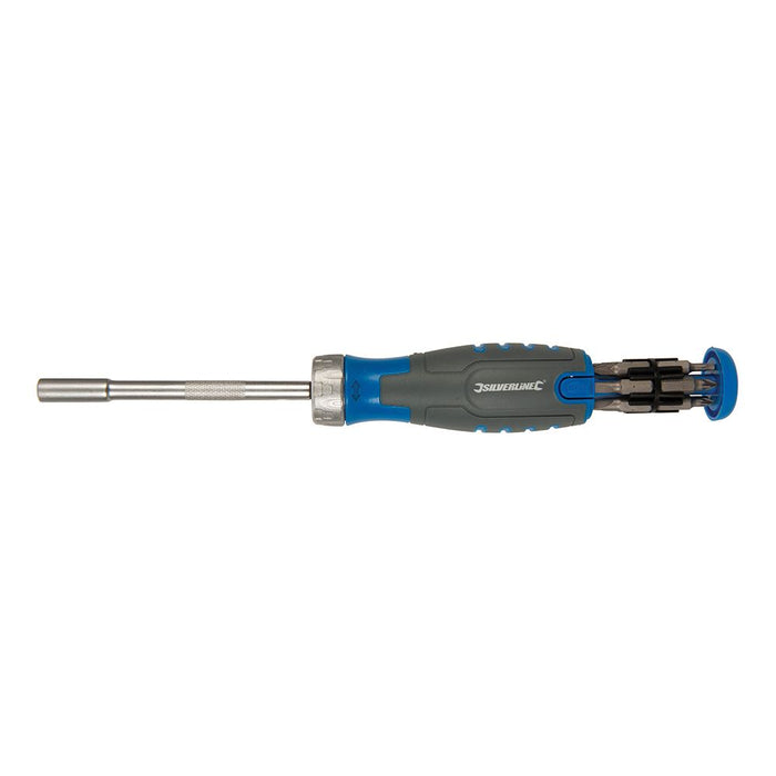 Silverline 12-in-1 Multi-Bit Ratchet Screwdriver 12-in-1 930569