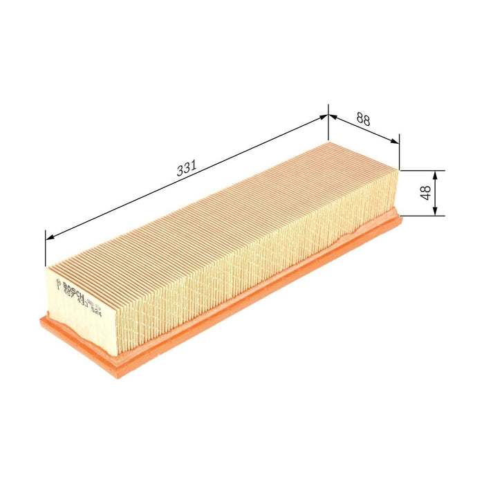 Genuine Bosch Car Air Filter S3524 fits Mercedes-Benz S S600 - 6.0 - 91-98 14574