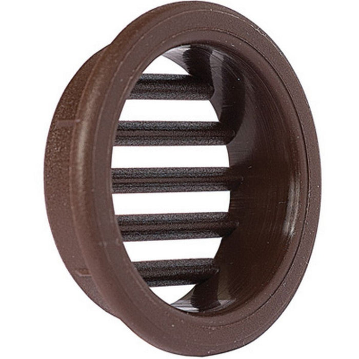 Round Air Vent 32mm Brown for Caravan/Motorhome Nova  - Dynamic Drive