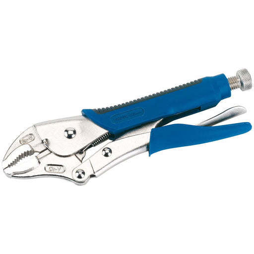 Draper Soft Grip Curved Jaw Self Grip Pliers, 230mm 89124 Draper  - Dynamic Drive