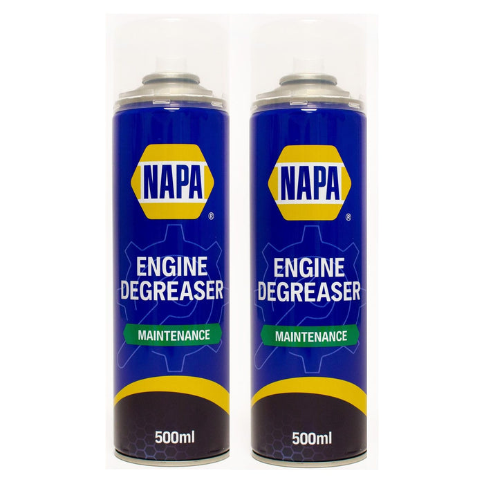 2x NAPA Engine Degreaser Degreasant Spray Cleaner Grease Dirt Remover 500ml Napa  - Dynamic Drive