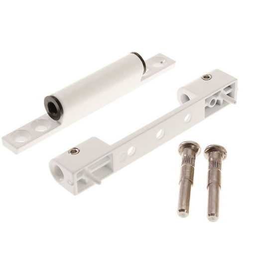 White Avocet Butt Hinge 115mm for Caravan/Motorhomes Nova  - Dynamic Drive